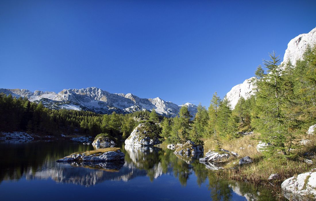 Double Lake in Triglav National Park, Slovenia